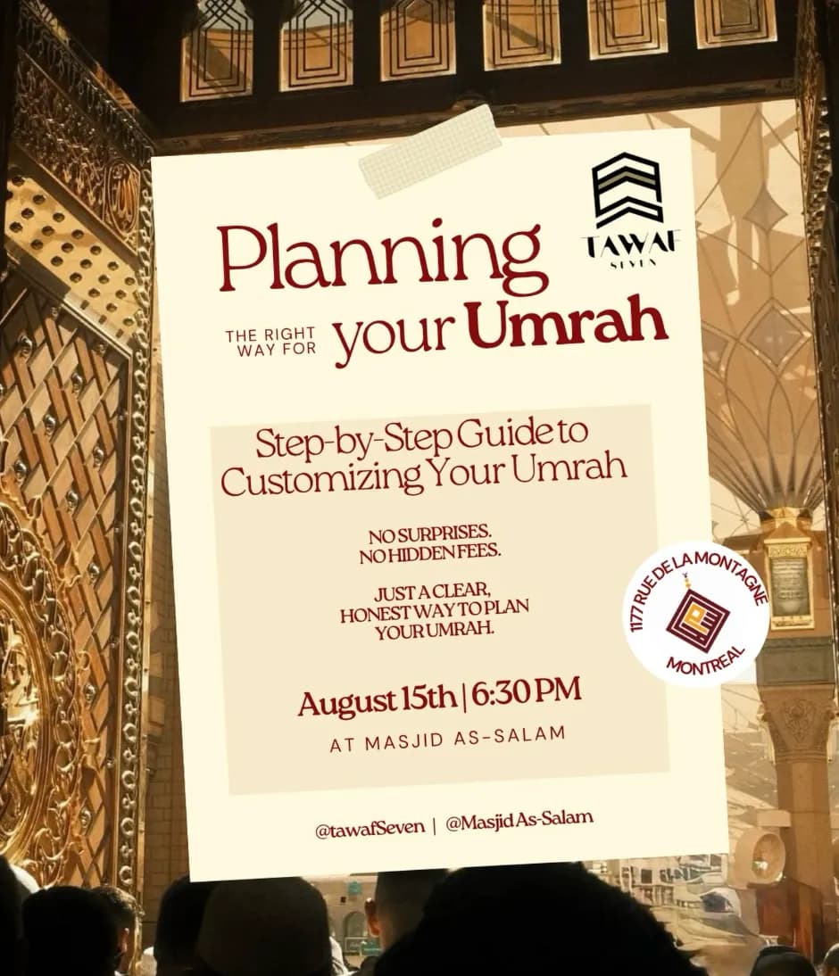 Atelier : Comprendre et personnaliser les forfaits Umrah