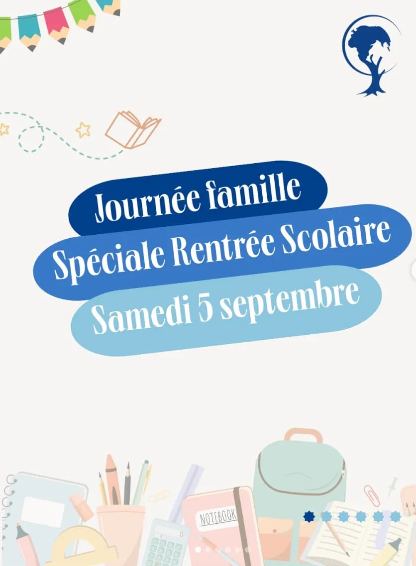 Journée de la rentrée scolaire pour enfants et parents