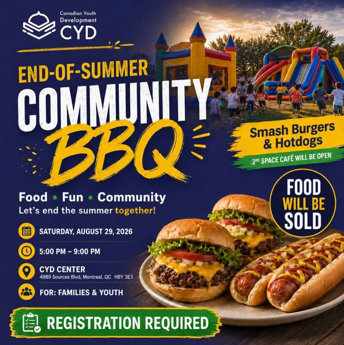 End-of-Summer Community BBQ at CYD Center